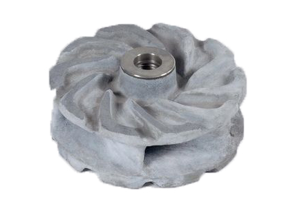 Ceramic slurry pump impeller