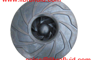 rubber slurry pump impeller