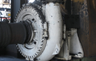 centrifugal slurry pump working on coal mine