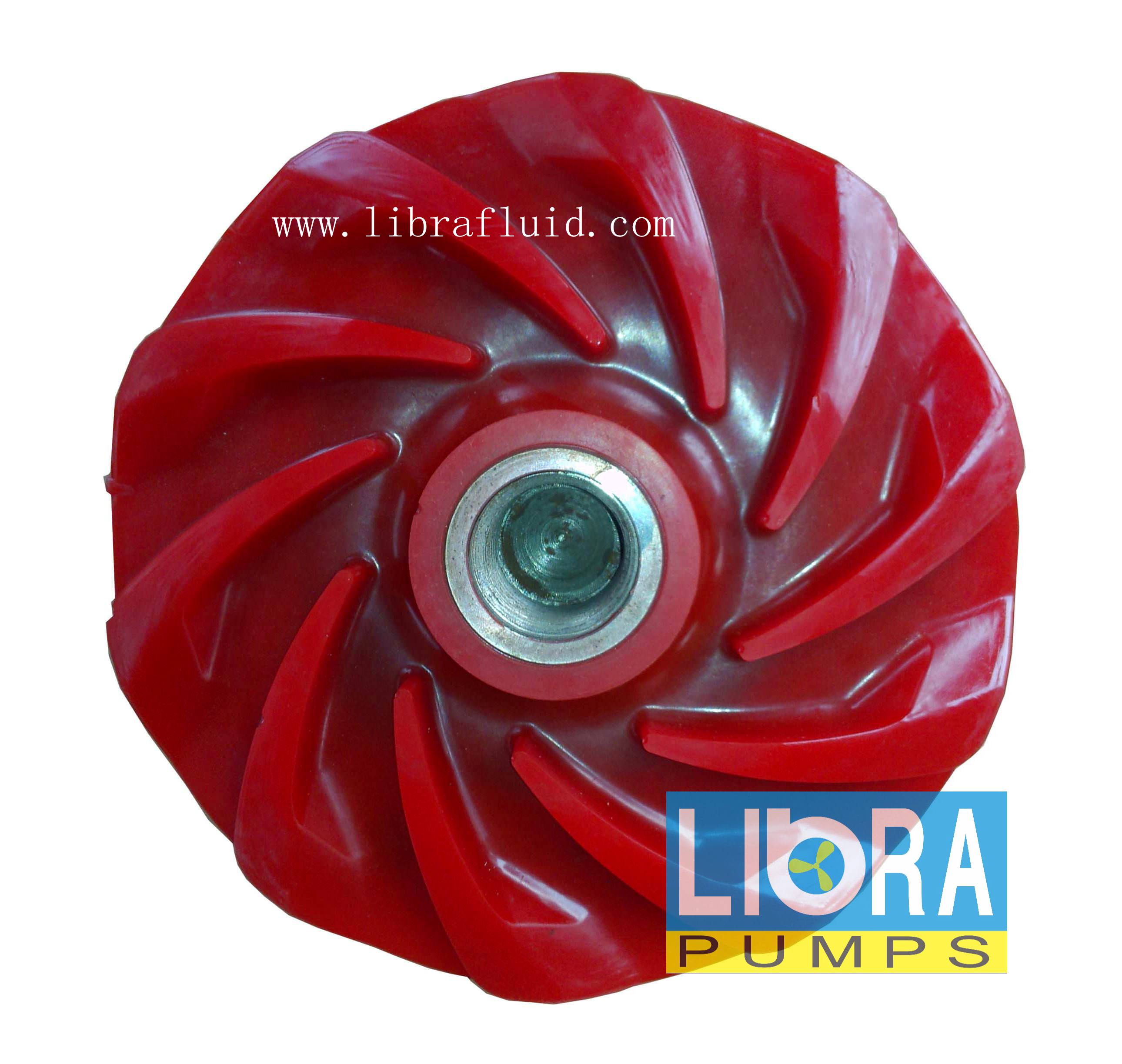 Polyurethane slurry pump impeller