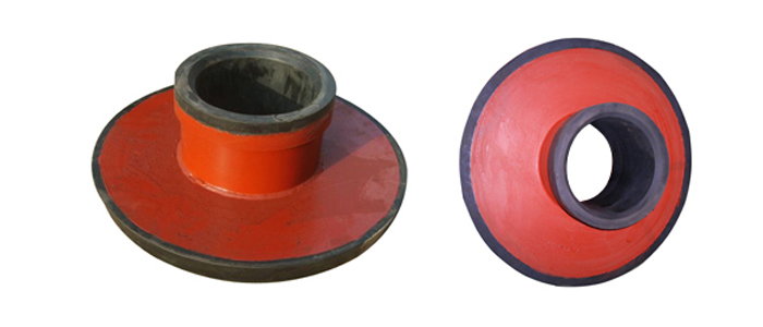 Slurry pump rubber throat bush