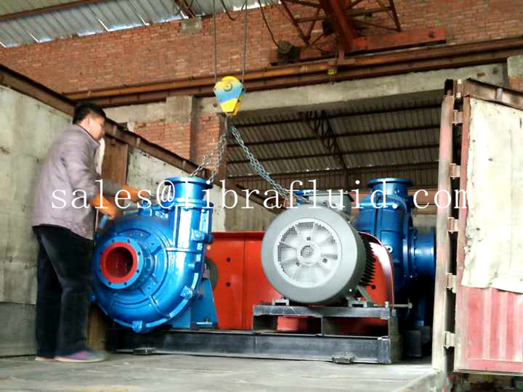 6 units slurry pumps delivery to mine