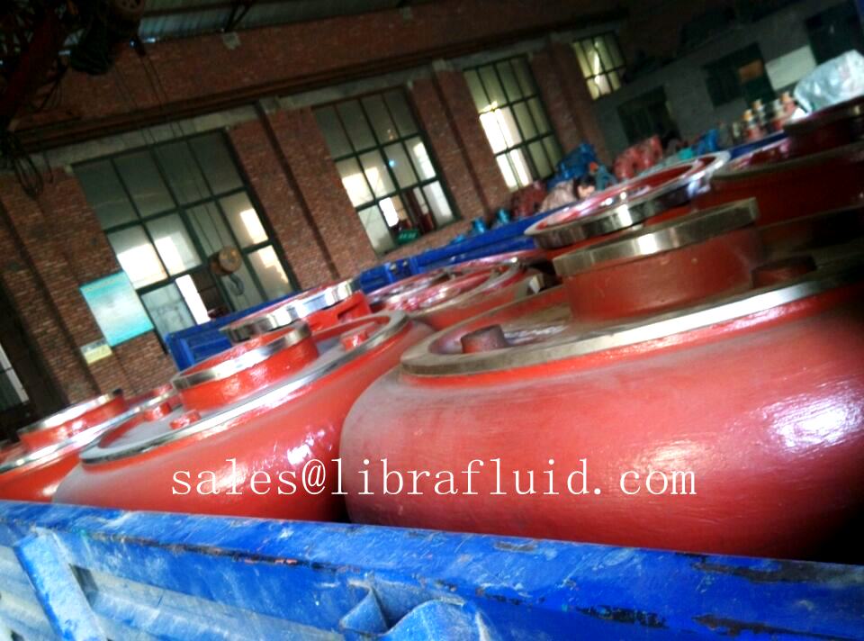 Slurry pump volute liner