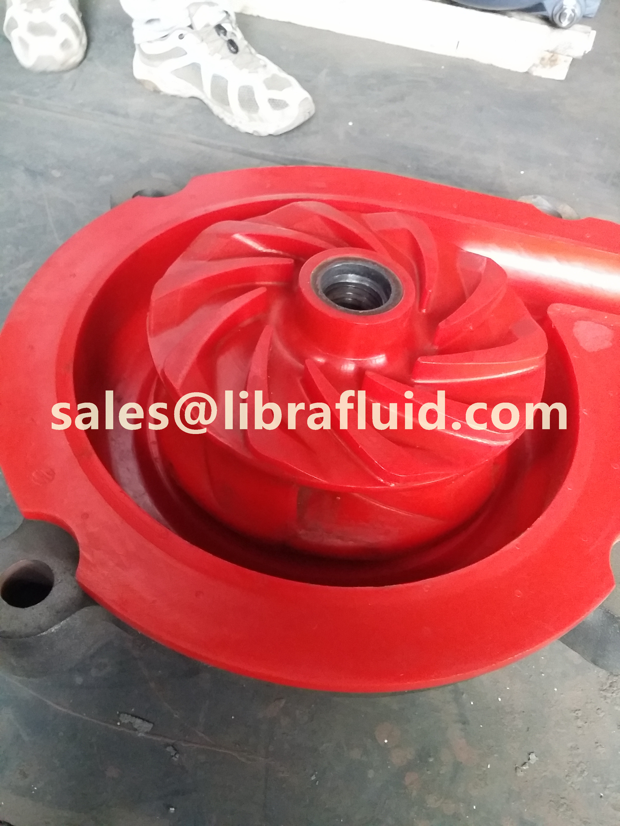 Polyurethane slurry pump impeller and liner