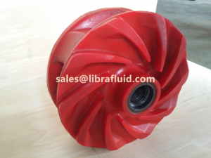 Polyurethane slurry pump impeller