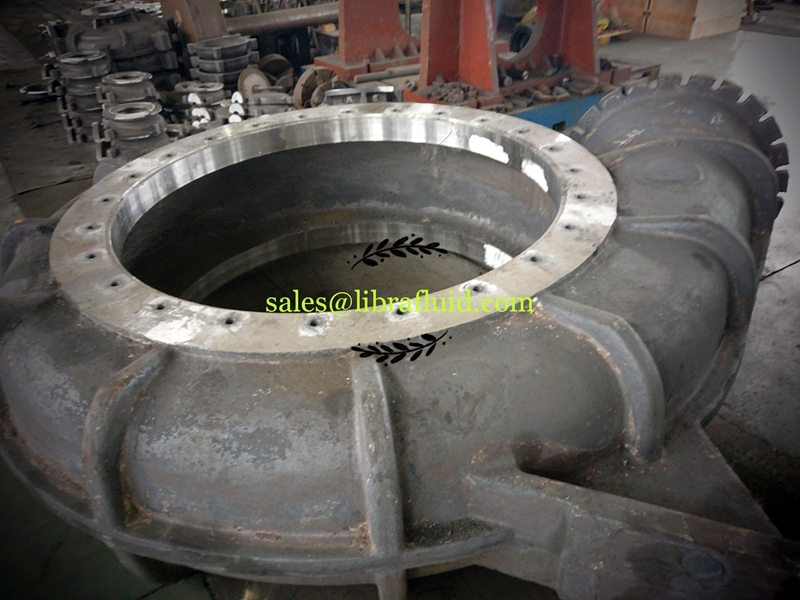 High chrome dredge pump casing