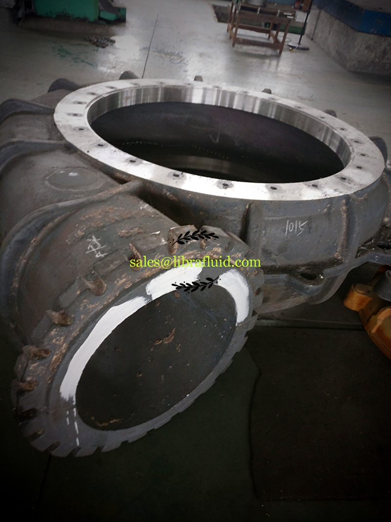 High chrome dredge pump casing