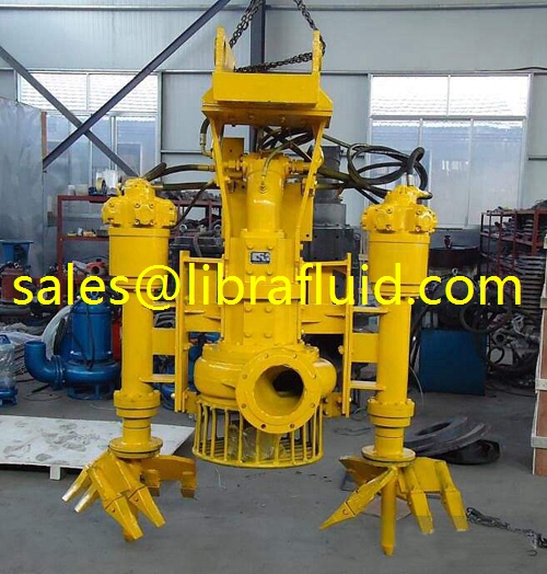 Hydraulic submersible slurry pump