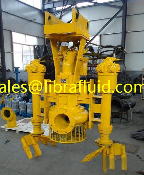 Hydraulic submersible slurry pump