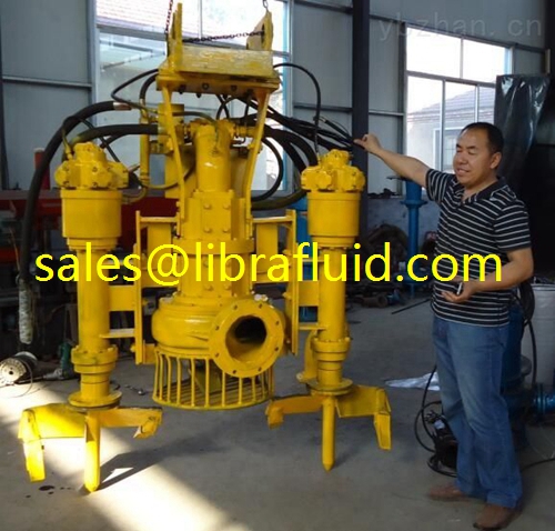 Hydraulic submersible slurry pump