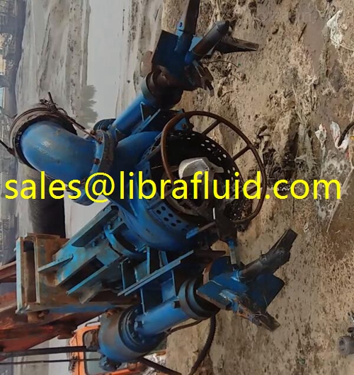 Hydraulic driven submersible sand sution dredging pump