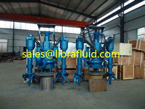 Hydraulic driven submersible sand sution dredging pump