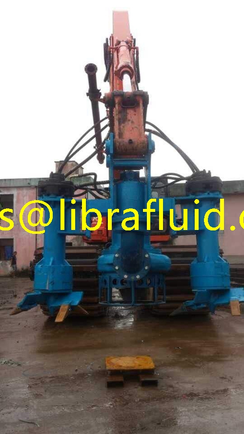 Hydraulic driven submersible sand sution dredging pump