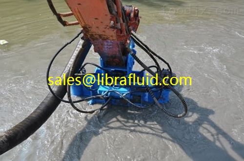 Hydraulic driven submersible sand sution dredging pump