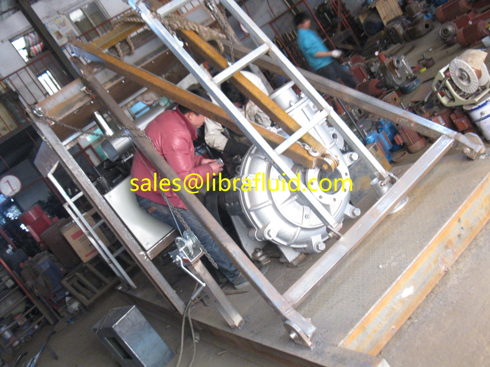 Diesel engine driven dewatering pump