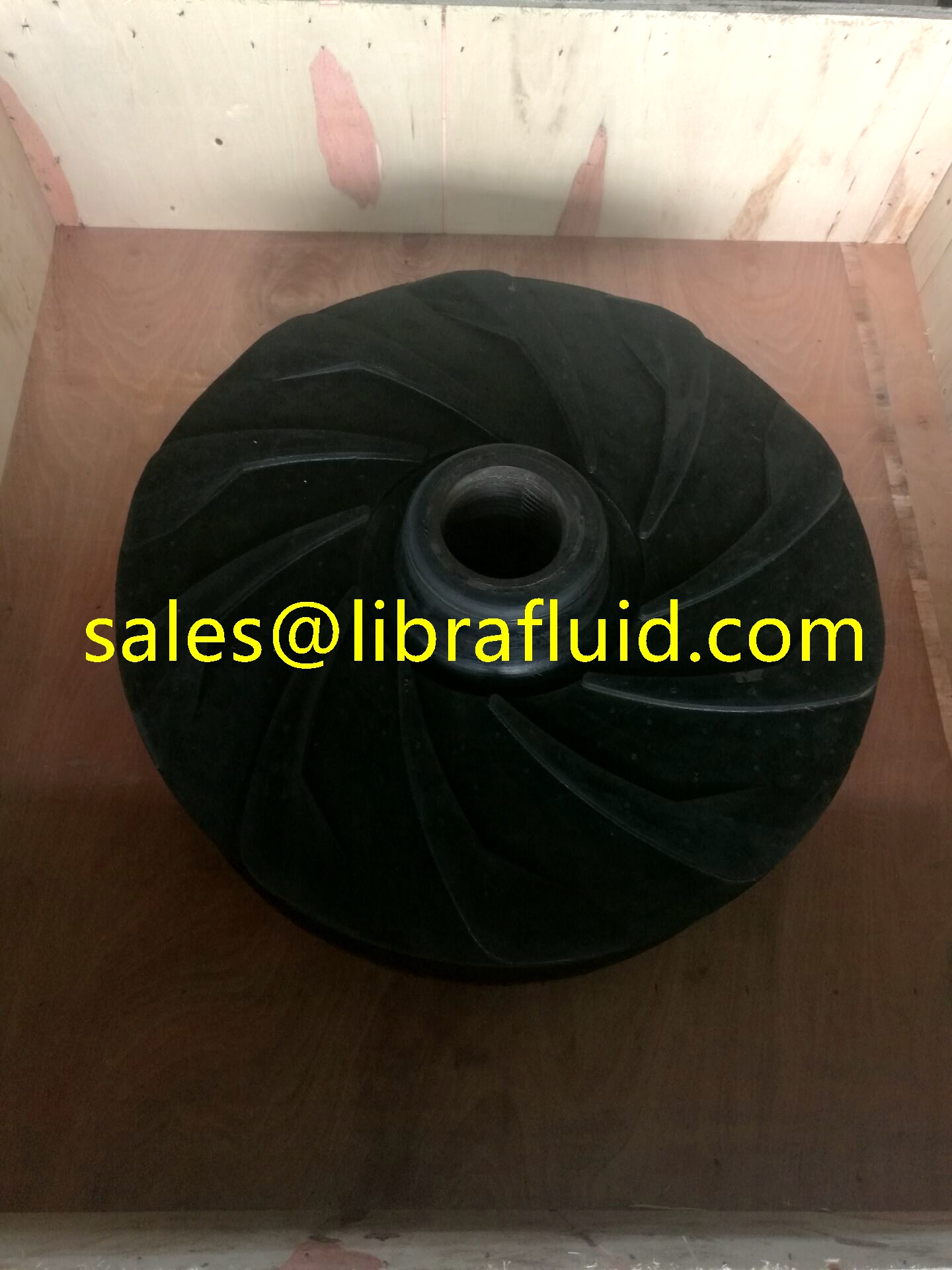 rubber slurry pump impeller