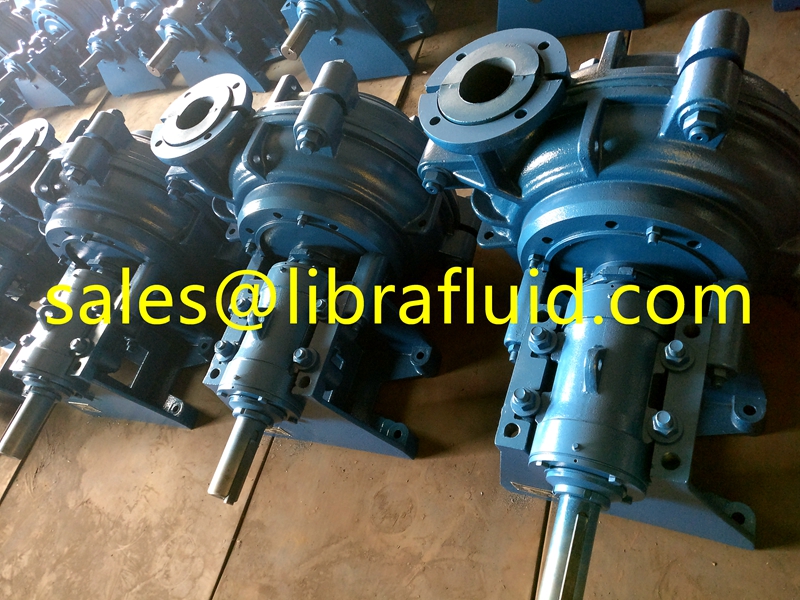 Rubber Liner Slurry Pump with rubber impeller 