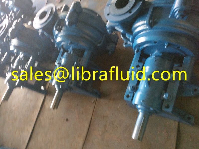 Rubber Liner Slurry Pump with rubber impeller 