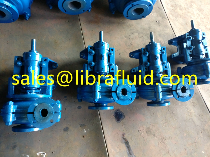 Rubber Liner Slurry Pump with rubber impeller 