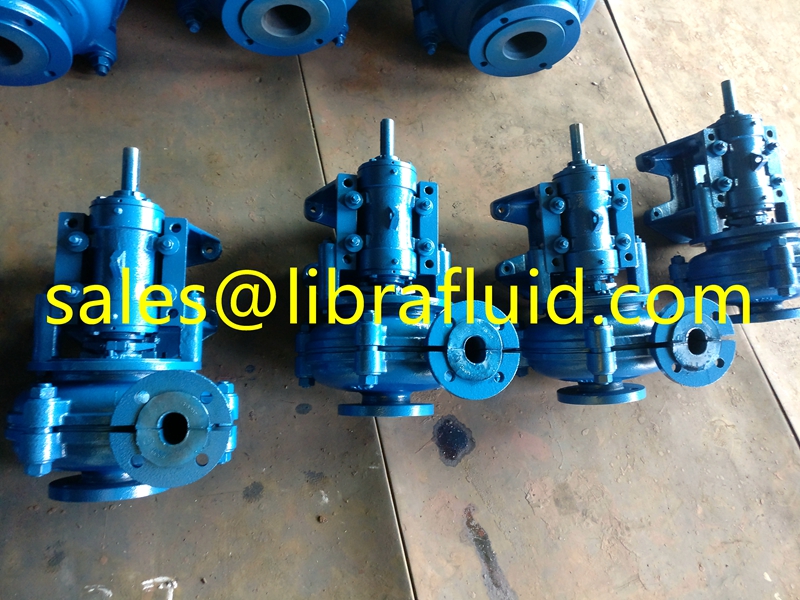 Rubber Liner Slurry Pump with rubber impeller 