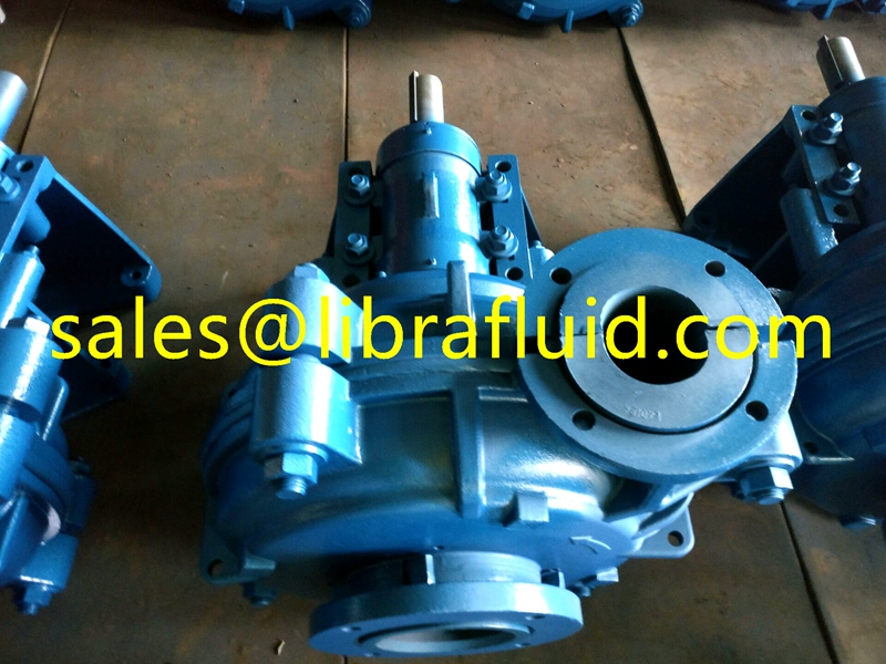 Rubber Liner Slurry Pump with rubber impeller 