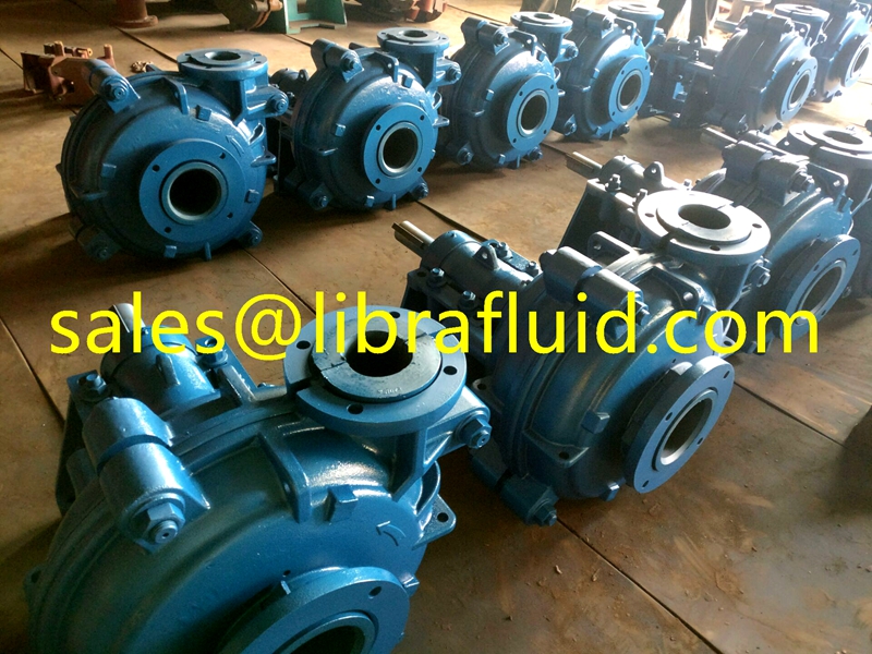 Rubber Liner Slurry Pump with rubber impeller 