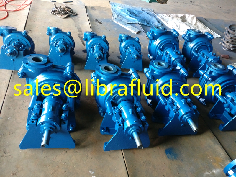 Rubber Liner Slurry Pump with rubber impeller 