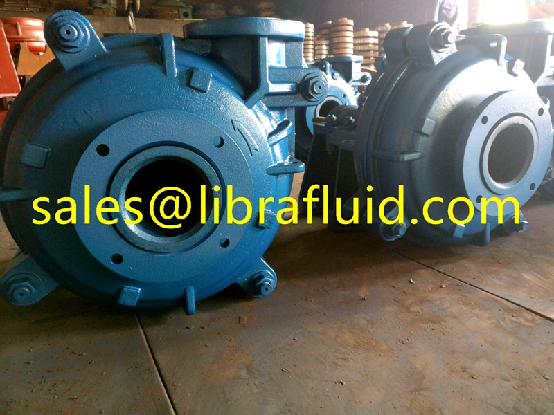 Rubber Liner Slurry Pump with rubber impeller 