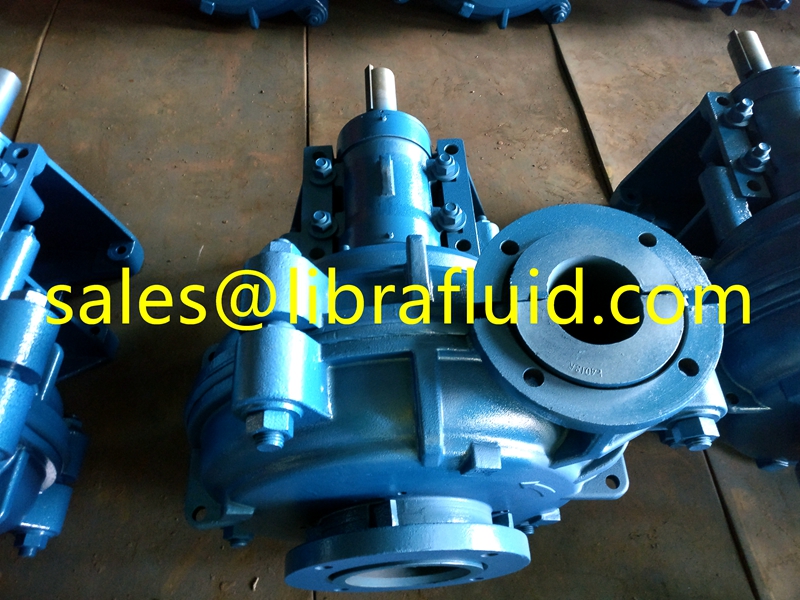 Rubber Liner Slurry Pump with rubber impeller 