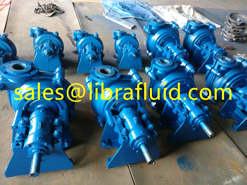 Rubber Liner Slurry Pump with rubber impeller 