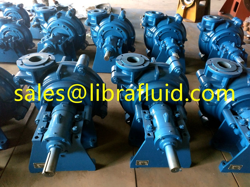 Rubber Liner Slurry Pump with rubber impeller