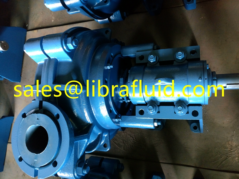 Rubber Liner Slurry Pump with rubber impeller 