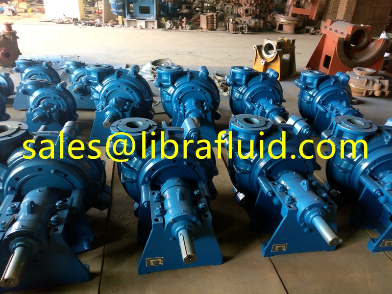 Rubber Liner Slurry Pump with rubber impeller 