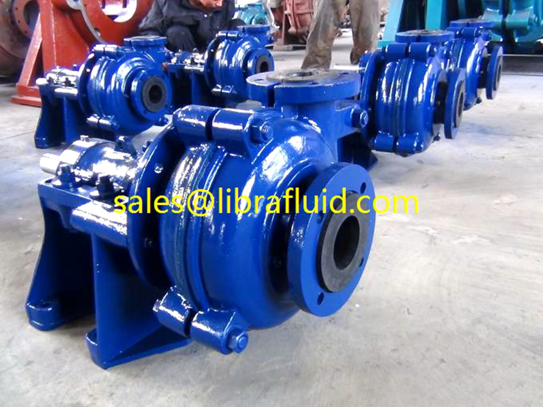 3x2 rubber lined slurry pump