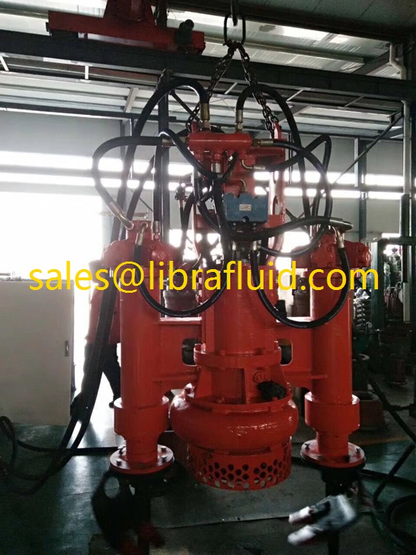 Hydraulic Submersible dredge Pump with side cutters for dredging river sand