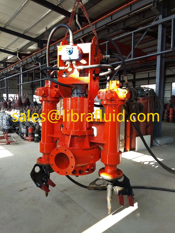 Hydraulic Submersible dredge Pump with side cutters for dredging river sand