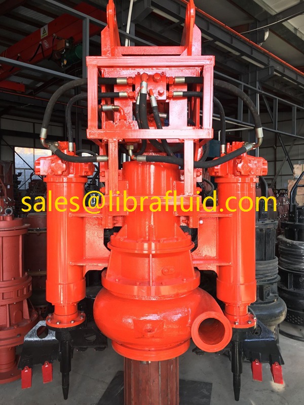 Hydraulic Submersible slurry Pump with side cutters for dredging river sand