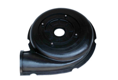 Rubber slurry pump frame plate liner