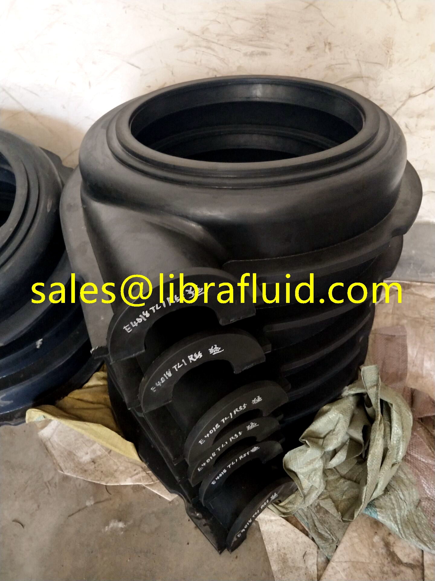slurry pump rubber liner E4018TL1R55