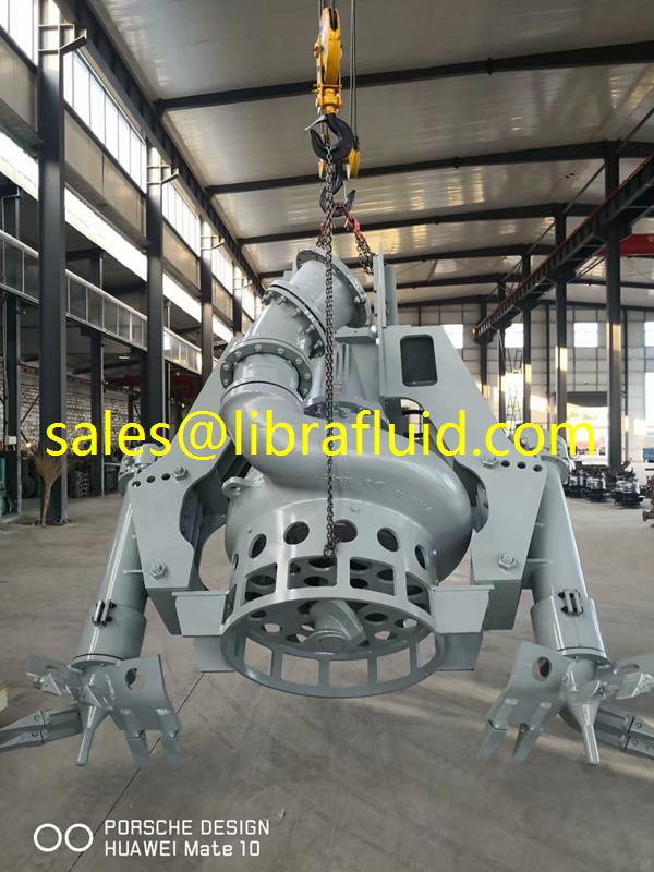 Hydraulic Submersible dredge Pump with side cutters for dredging river sand