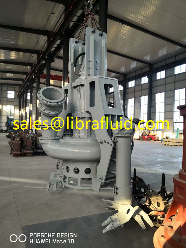 Hydraulic Submersible dredge Pump with side cutters for dredging river sand