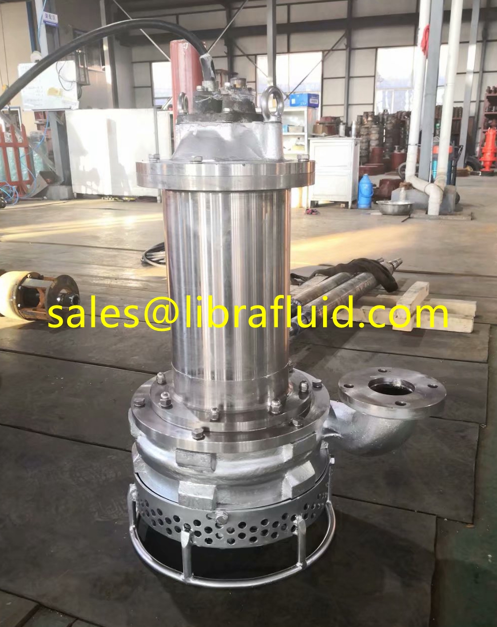 Stainless steel Submersible slurry pump for chemical slurry condition