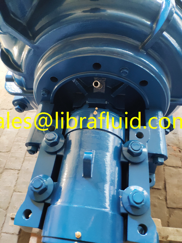 Grease lubrication bearing assembly slurry pump