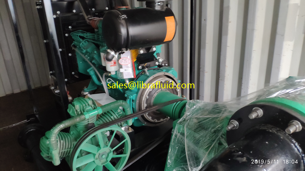 6inch Cummins diesel engine driven dewatering pump