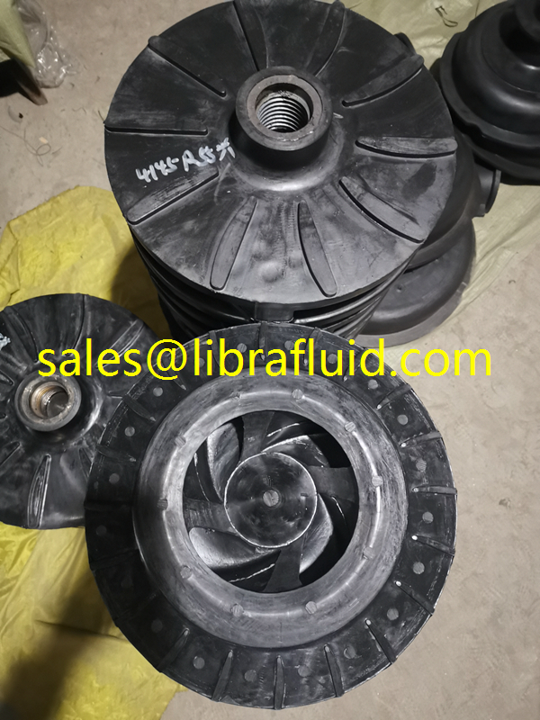 rubber  slurry pump impeller EP4145