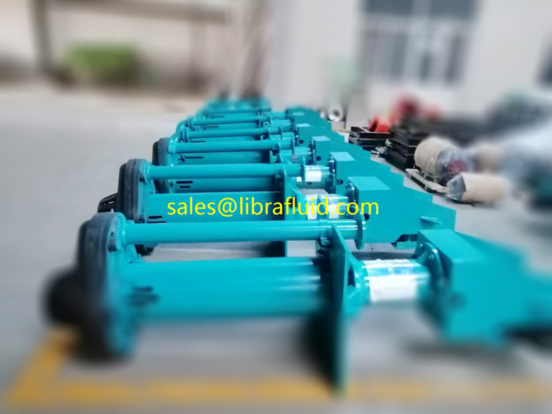 vertical slurry pump in rubber