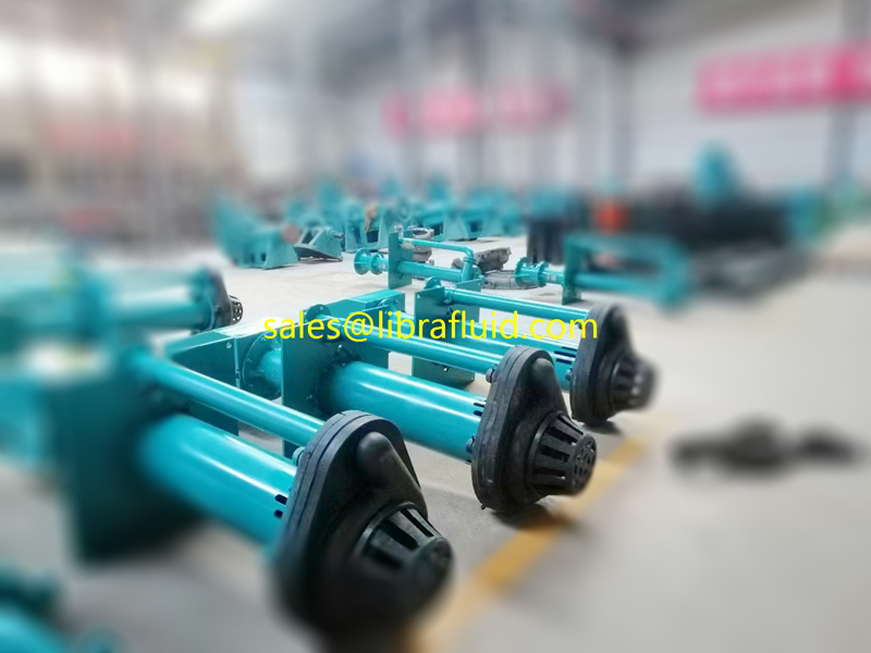 vertical slurry pump in rubber