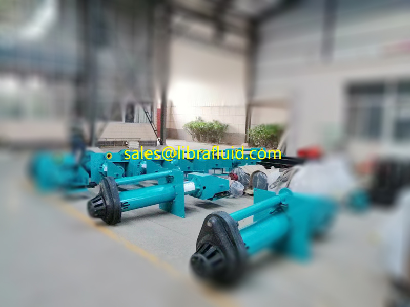 vertical slurry pump in rubber