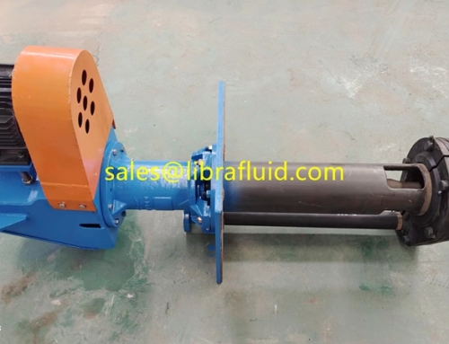 40VR Vertical rubber slurry pump performance