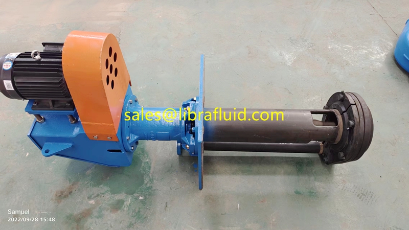 vertical rubber slurry pump